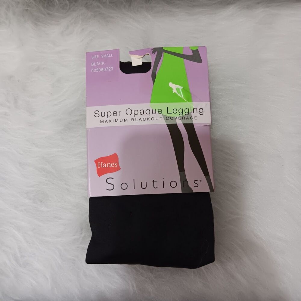 Hanes Solutions Super Opaque Legging Maximum Blackout Coverage
